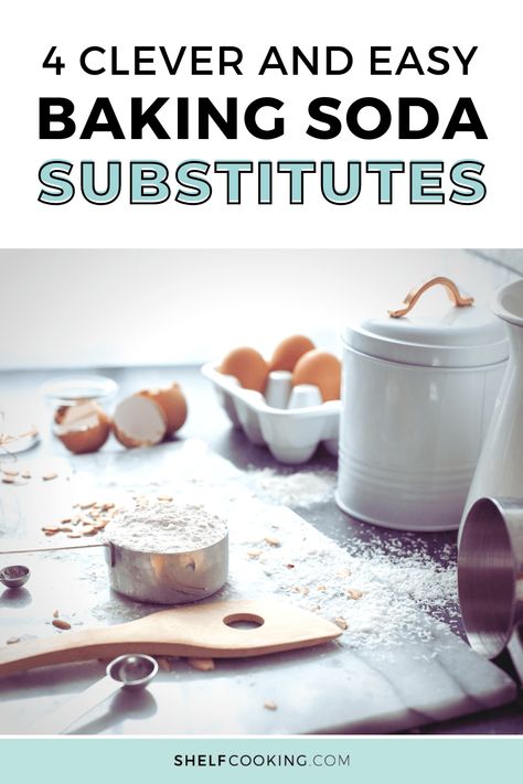 Don't let those muffins fall flat! If you need a baking soda substitute, we've got your back! Here are four ideas to try. Baking Soda Replacement, Substitute For Cream Cheese, Substitute For Mayonnaise, Substitute For Milk, Substitute For Cream, Corn Syrup Substitute, Soda Substitute, Substitute For Eggs, Baking Alternatives