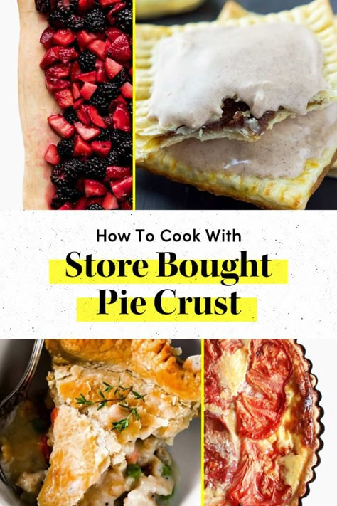 17 Unexpected Sweet And Savory Recipes That Start With Store Bought Pie Crust Recipes That Use Pie Crust Dinner, Meal With Pie Crust, Recipes To Use Up Pie Crust, Recipes Using Pillsbury Pie Dough, Pie Crust Ideas Meals, Dinner In A Pie Crust, Calzone With Pie Crust, Recipes With A Pie Crust, Pie Crust Pockets