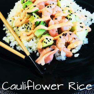 Cauliflower Rice Sushi Bowls - Cooks Well With Others Lazy Sushi, Cauliflower Rice Sushi, Keto Sushi, Sushi Bowl Recipe, Sushi Bowls, Rice Sushi, Sushi Bowl, Pescatarian Recipes, Sushi Recipes