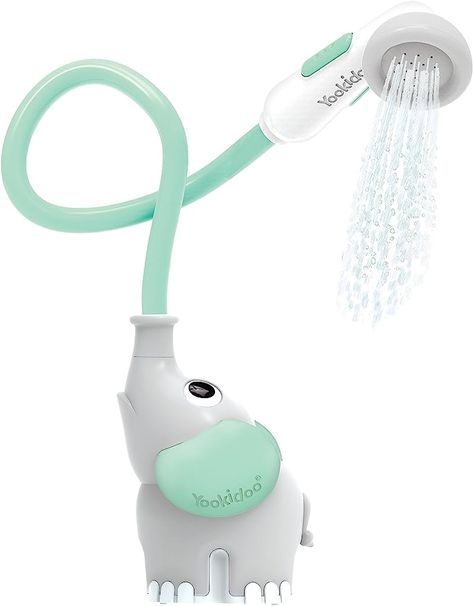 Yookidoo Baby Bath Shower Head - Elephant Water Pump with Trunk Spout Rinser - Control Water Flow from 2 Trunk Knobs for Maximum Fun in Tub or Sink for Infants and Newborn Babies(Turquoise) : Amazon.co.uk: Baby Products Disclaimer: affliate links attatched Diaper Rash Remedy, Elephant Trunk, Bath Toy, Cool Baby, Baby Must Haves, Newborn Babies, Elephant Baby, Baby Tips, Baby Needs