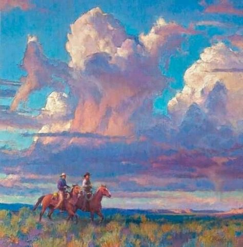 Cowboy And Indian, Cowboy Vibes, Rodeo Art, Cowboy Artists, Western Artwork, Western Paintings, Western Vibes, Western Life, Art Horse