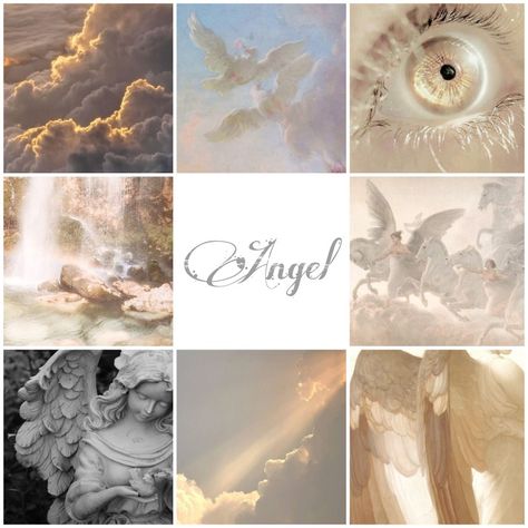 Angel Aesthetic Color Palette, Angel Color Palette, Angelic Color Palette, Dragon Moodboard, Angelic Core, Rosie Aesthetic, Angel Moodboard, Angel Essence, Heavenly Aesthetic