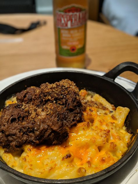 [I ate] Mac n Cheese with slow cooked Beef Short Rib Slow Cooked Beef, Short Rib, Beef Short Ribs, Slow Cooked, Mac N Cheese, Short Ribs, Food Images, The Hub, Slow Cooker