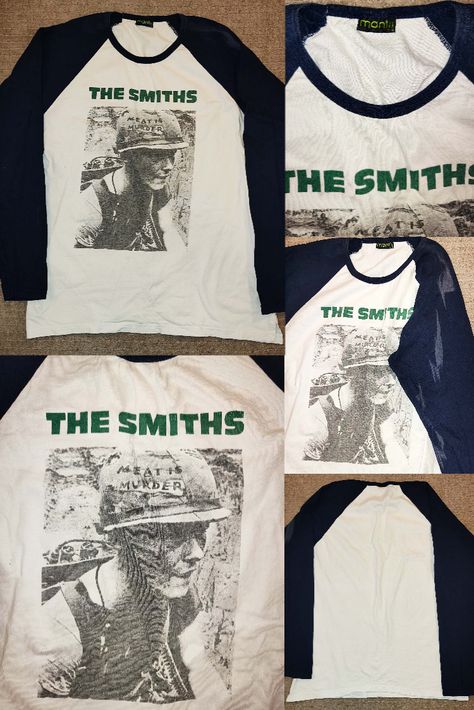 #vinatgetees #vintagetshirts #thesmiths #meatismurder #morrissey The Smiths T Shirt, Vintage Band Shirts, The Smiths, Clothes Aesthetic, Mens T Shirts, Vintage Band, Band Shirts, Will Smith, Aesthetic Clothes