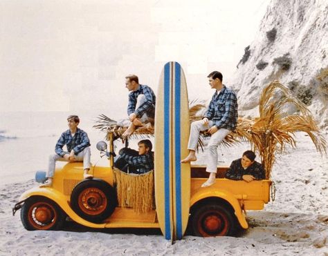 Beach Boys from Ken Veeder photo shoot at Paradise Cove in Malibu, California Hawthorne California, Wilson Brothers, Dennis Wilson, Miss The Old Days, Surf Music, Mike Love, School Friend, Tour Manager, Summer Nails 2023