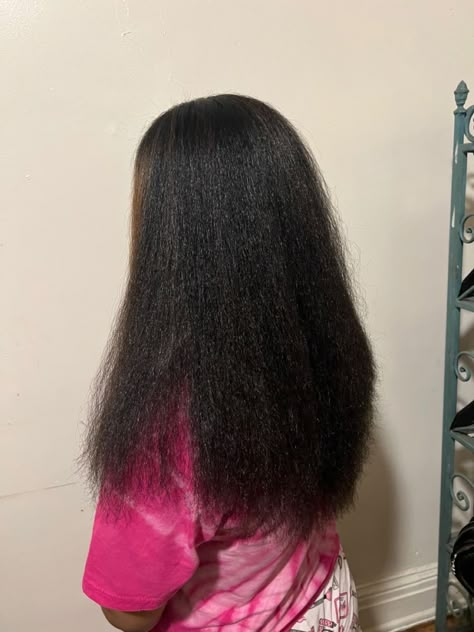 Length Retention Natural Hair, Natural Hair Aesthetic, Long Relaxed Hair, Natural Long Hair, Healthy Black Hair, Long Hair Inspo, Relaxed Hairstyles, Hair Motivation, Silk Press Natural Hair