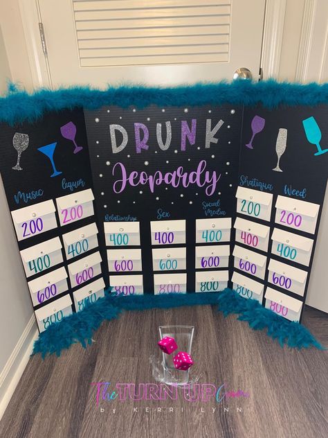 Drinking Game Night Ideas For Adults, Drink Party Games For Adults, Birthday Party Games For Adults Drinking, Big Party Games For Adults, 21st Bday Game Ideas, Birthday Games For Adults Drinking, 21 Birthday Party Activities, Hotel Birthday Party Ideas For Adults, 21st Birthday Activities Party Games