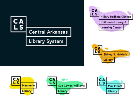 Central Arkansas Library System Logo Concept by Calvin Bramlett for Few on Dribbble Dynamic Branding, Logo System, Museum Logo, Dynamic Logo, Library System, Brand Architecture, Childrens Library, Logo Concept, Brand Identity Design