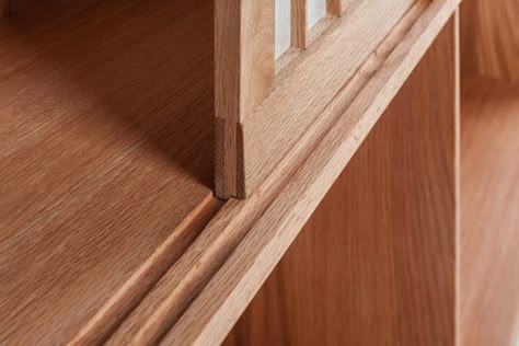 Kumiko Cabinet on Behance Shoji Sliding Doors, Japanese Sliding Doors, Timber Sliding Doors, Sliding Cabinet Doors, Diy Sliding Door, Sliding Wood Doors, Tea Cabinet, Joinery Design, Japanese Woodworking