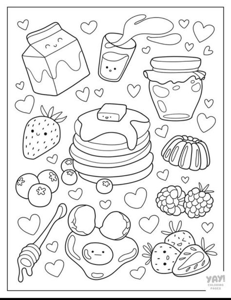 Boba Chibi, Cute Simple Coloring Pages, Printables Aesthetic, Kawaii Coloring Pages, Printable Coloring Pages For Adults, Hello Kitty Colouring Pages, Kawaii Cats, Space Coloring Pages, Adult Coloring Books Printables