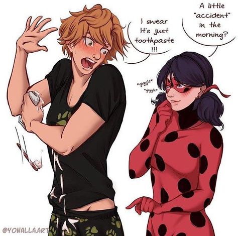 Adrinette Fanart Spicy, Hot Ladybug Miraculous, Cat Nior And Marinette Fanart, Meracouls Ladybug Fanart, Lady Buggy And Cat Noir Fanart, Spicy Miraculous Fan Art, Miraculous Ladybug Spicy, Spicy Mlb Fan Art, Hands Around Throat Aesthetic