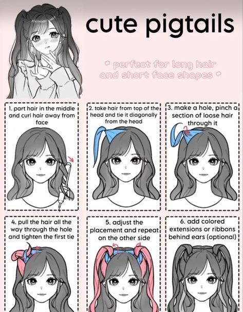 Beach Hairstyles For Short Hair, Cool Hair Designs, Hair Style Korea, Beach Hairstyles For Long Hair, Hairstyles For Layered Hair, Do Cute, Kawaii Hairstyles, Hairstyles Men, Hair Tutorials Easy