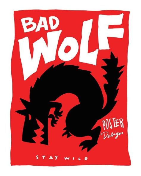 Werewolf Logo, Wolf Graphic Design, Wolf Graffiti, Posters Design Ideas, Wolf Shadow, Angry Wolf, Wild Design, Werewolf Aesthetic, Wolf Poster