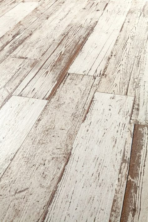 Porcelain tile that looks like distressed wood. Link shows various colors. Would be pretty for floors or backsplashes. Very cool! Ceramic Floor Tile, Shabby Chic Bathroom, Wood Look Tile, Chic Bathrooms, Vogue Australia, Ceramic Floor, Style Tile, Flooring Ideas, Distressed Wood