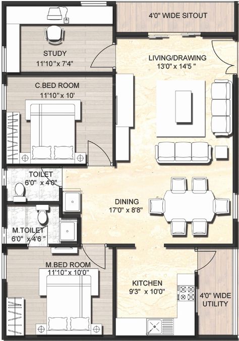 900 sq ft duplex house plans - Google Search  Wangi home  Duplex house plans, 2 bedroom house 900 Sq Ft House, 800 Sq Ft House, 1000 Sq Ft House, 1200 Sq Ft House, 1500 Sq Ft House, Square House Plans, House Contemporary, 2bhk House Plan, Indian House Plans