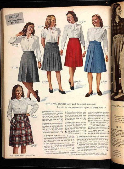 Uniforms Restaurant, Old School Outfits, Uniforms School, Restaurant Vintage, Modern School, High School Fashion, School Uniform Fashion, Vintage Fashion 1950s, School Uniform Outfits