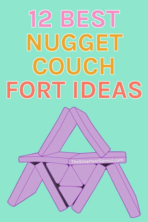 This pin will show you some of the best Nugget play couch configurations, specifically Nugget fort ideas. Playing with a Nugget play couch is one of the best kids activities to keep children active. Foam Couch Builds, Nugget Forts Ideas, Nugget Building Ideas, Nugget Couch Fort Ideas, Nugget Couch Ideas Two Fort, Single Nugget Couch Ideas, Nugget Creations, Nugget 2 Couch Configurations, 2 Nugget Castle Build