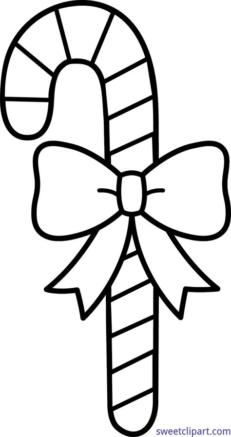 Sweet Clip Art - Cute Free Clip Art and Coloring Pages Clip Drawing, Drawing Library, White Library, Candy Cane Coloring Page, Candy Coloring Pages, Candy Drawing, Cartoon Bow, Free Christmas Coloring Pages, Drawing Doodles