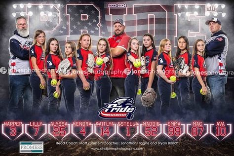 Pride Banner 2023 - Team Sport Banner Samples - cjonesphotos Softball Team Banner Ideas, Baseball Banner Ideas, Team Banner Ideas, Softball Banner Ideas, Softball Team Photos, Team Picture Ideas, Baseball Photo Ideas, Softball Team Pictures, Softball Pictures Poses