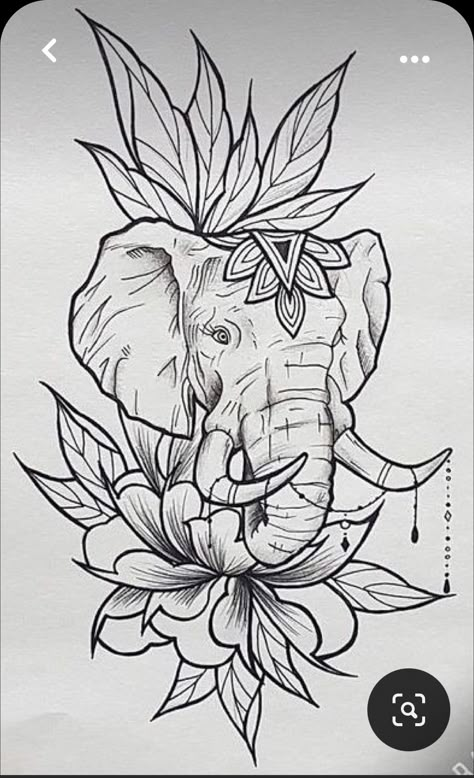 Elephant Stencil, Tier Tattoo, Elephant Tattoo Design, Stencil Outline, Tattoo Stencil Outline, Elephant Tattoo, Elephant Tattoos, Tattoo Feminina, Tattoo Art Drawings