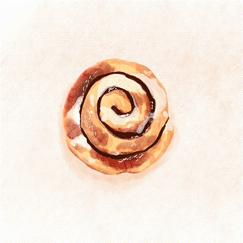 Watercolor Cinnamon Roll, Cinnamon Bun Illustration, Cute Cinnamon Roll Drawing, Cinnamon Bun Drawing, Cinnamon Rolls Illustration, Cinnamon Rolls Drawing, Cinnamon Roll Painting, Cinnamon Roll Illustration, Cinnamon Roll Drawing