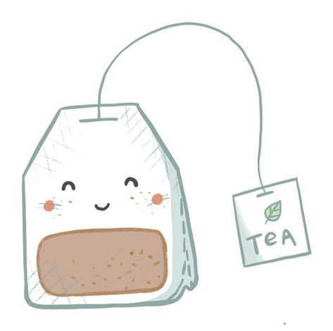 Teabag Illustration, Tea Puns, Gas Mask Art, Gift Label, Cupcake Bakery, Illustration Procreate, Embroidery Design Download, Abstract Iphone Wallpaper, Funny Doodles