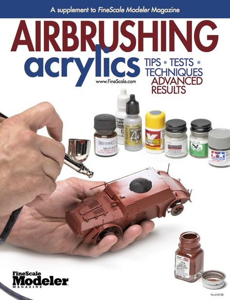 A free PDF download that examines nine different acrylic brands. Find out what the FineScale Modeler staff thinks about each brands ability to cover raised and recessed detail, their adherence and opacity over darker colors, and how easily they airbrushed. Mushrooms Cultivation, Airbrush Machine, Model Training, Airbrush Painting, Scale Model Building, Model Train Sets, Modeling Techniques, Model Train Scenery, Military Diorama