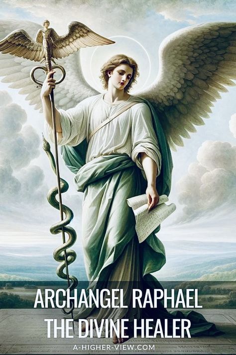 Archangel Raphael Tattoo, Archangels Raphael, Saint Raphael Archangel, List Of Archangels, Saint Rafael, St Gabriel Archangel, Archangel Raphael Healing, Raphael Archangel, Archangels Names