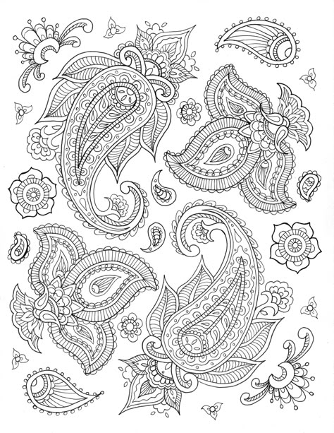 eHow.com : free printable coloring pages by Sarah Hamilton : Paisley : http://www.ehow.com/downloads/abstract-designs/ Paisley Coloring Pages, Paisley Doodle, Paisley Color, Printable Colouring, Muster Tattoos, Designs Coloring Books, Paisley Art, Printable Adult Coloring Pages, Abstract Designs