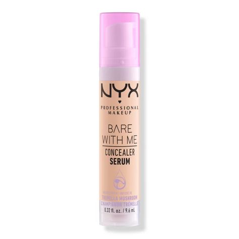 Nyx Bare With Me Concealer Serum Bare With Me Concealer Serum, Nyx Concealer, Tremella Mushroom, Best Drugstore Concealer, Makeup Ulta, Drugstore Concealer, Girl Bye, Makeup Sephora, Skincare Serum