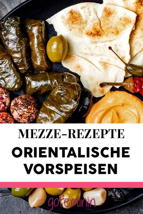 Mezze-Rezepte: So holt ihr euch die Levante-Küche nach Hause Tapas Recipes, Meat Platter, Persian Food, Food To Go, Appetizer Dips, Arabic Food, Party Snacks, Raw Food Recipes, Appetizer Snacks