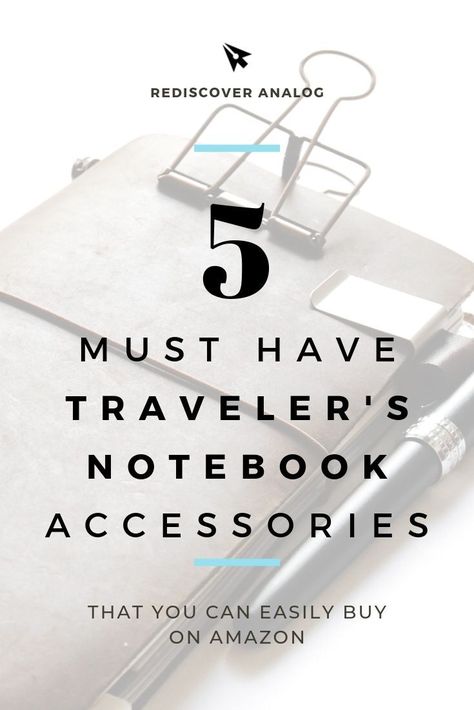 5 Must-have Traveler's Notebook Accessories Travelers Notebook Setup, Notebook Refill, Note Books, Notebook Accessories, Planner Tips, Pen Pal, Planner Supplies, Diy Stationery, Stationery Organization