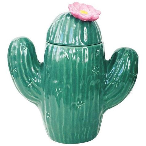 Vintage Cactus Cookie Jar ($125) ❤ liked on Polyvore featuring home, kitchen & dining, food storage containers, ceramic food storage containers, ceramic cookie jar, vintage biscuit jar, vintage ceramic cookie jars and vintage cookie tins Lidded Jars Pottery, Collectible Cookie Jars, Ceramic Food, Treasure Craft, Jar Ceramic, Vintage Cactus, Clay Jar, Ceramic Cookie Jar, Pottery Jar