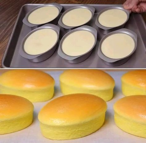 Recipelogy - Japanese Cheese Cake Recipe Ingredients : 8... | Facebook Financier Recipe, Rocher Cake, Cheese Cake Recipe, Cake No Bake, Ferrero Rocher Cake, Cooking Japanese, Cake Oreo, Food Filipino, Cake 3d