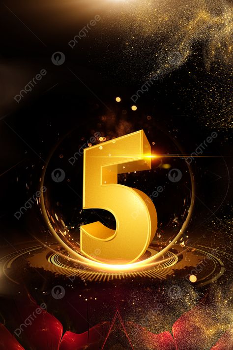 Countdown Black Gold Countdown Background Golden Number Countdown Number 5, Black Background, Gold Powder, Flower Background Image for Free Download Number Five Wallpaper, Five Wallpaper, Christmas Gift Background, Pink And Gold Background, Golden Number, 90s Wallpaper Hip Hop, Flower Background Images, Number Five, Golden Texture