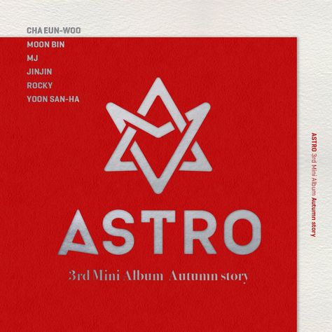 Astro 3rd mini album "Autumn Story" - Album cover (Red vers.) Astro Concept Photos, Astro Summer Vibes, Astro 2016, Astro Album, Kpop Album Cover, Autumn Story, 2016 Songs, Kpop Astro, Astro Fandom Name