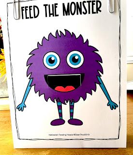 Feed The Monster, Love Activities, Monster Games, Speech Therapy Ideas, Diy Games, Halloween Theme, Therapy Ideas, Speech Therapy, Cereal Box