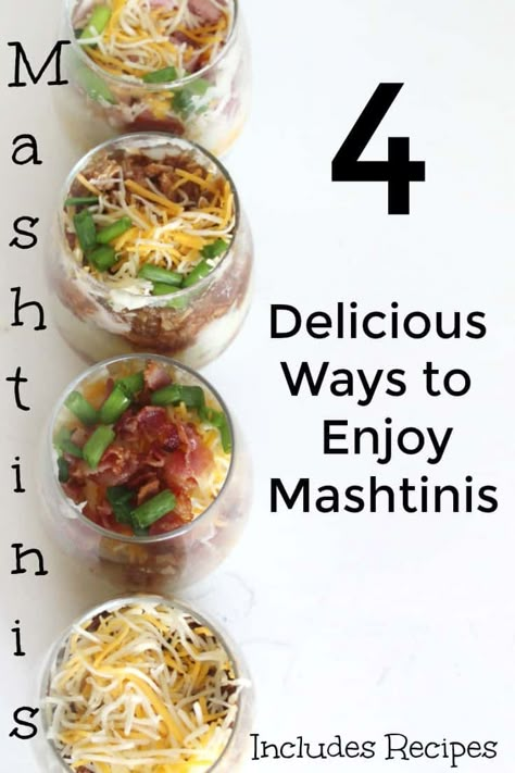 Mashed Potatoes Martini Bar, Martini Mashed Potato Bar, Mashed Potato Charcuterie Board, Mashed Potatoes Bar Ideas, Crock Pot Mashed Potato Bar, Crockpot Mashed Potato Bar, Mashed Potato Martini Bar, Mashtini Bar Ideas, Mash Potato Bar Wedding