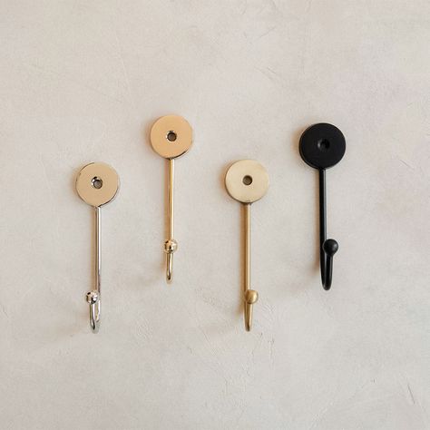 Entryway coat hooks