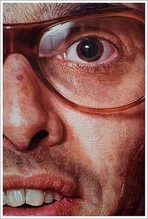 Chuck Close at the Met | Chuck Close, American, born 1940 "M… | Flickr Chuck Close Paintings, Photo Realism, Hyper Realism, Chuck Close, Hyper Realistic Paintings, Illusion 3d, Painting Reference, Realistic Paintings, Portrait Paintings