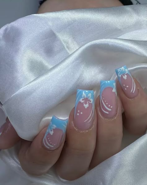 Holiday Acrylic Nails, Girly Acrylic, Summery Nails, Girly Acrylic Nails, Cute Nail, Cute Acrylic Nails, Holiday Nails, Nail Inspiration, Nails Inspo