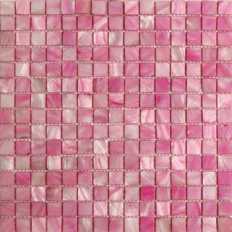 Pink Tile Aesthetic, Pink Tile Background, Pink Pool Tile, Mosaic Color Palette, Pink Mosaic Tiles Bathroom, Pink Mosaic Tile, Pink Tile Wallpaper, Mosaic Square Tiles, Ceramic Tiles Texture