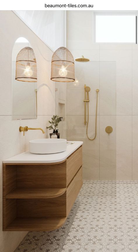 Simple Bathroom Renovation, Bathroom Big, Small Bathroom Layout, White Bathroom Tiles, Beaumont Tiles, Tiles Price, Feature Tiles, Complete Bathrooms, Large Bathrooms