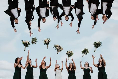 The 50 Best Wedding Photos of 2019 Wedding Group Photos, Bridesmaid Poses, Best Wedding Photos, Creative Wedding Photo, Bridesmaids Photos, Creative Wedding Photography, Bridal Party Photos, Shot List, Bride Getting Ready