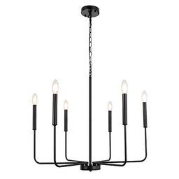 Black Chandelier Farmhouse, Pottery Barn Chandelier, Black Candle Chandelier, Farmhouse Dining Room Light, Farmhouse Chandelier Lighting, Modern Farmhouse Chandelier, Dining Room Light Fixture, Chandelier Farmhouse, Rustic Candle