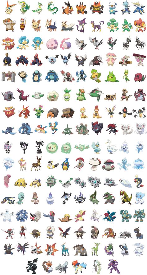 Pokemon Generations List, Pokemon Pokedex List, All Pokemon Names, Pokemon Generation 4, Gen 5 Pokemon, All 151 Pokemon, Gen 3 Pokemon, Pokemon Species, Pokemon List