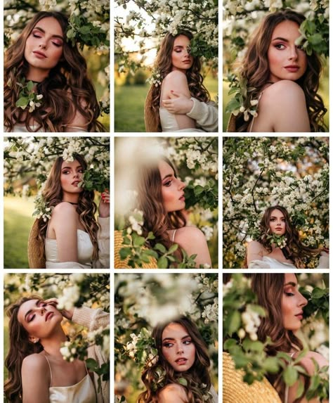 Senior Photoshoot Poses, Person Photography, Outdoor Portrait Photography, Spring Portraits, Studio Portrait Photography, Flower Photoshoot, Spring Photoshoot, Photographie Portrait Inspiration, Photography Posing Guide