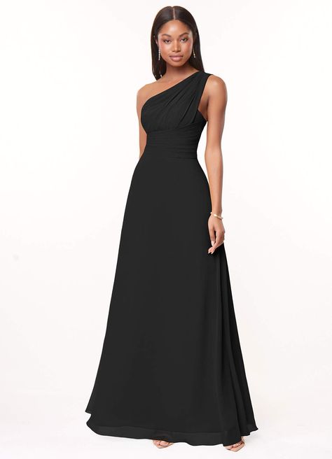 Black Azazie Ashley Bridesmaid Dresses | Azazie Black Bridesmaid Dress, Groomsmen Accessories, Black Bridesmaid, Military Ball Dresses, Special Event Dresses, Ashley Black, Sage Dress, Black Bridesmaids, Party Attire