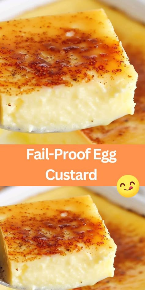 Experience the perfect blend of creamy and silky with this fail-proof egg custard recipe. Made with simple ingredients like eggs, milk, and vanilla, t... 12 Tomatoes Fail-proof Egg Custard, Egg Milk Recipe, Fail Proof Egg Custard 12 Tomatoes, Baked Custard Recipe Simple, Amish Custard Recipe, Easy Custard Recipe Simple, Egg Custard Recipe Easy, Crustless Egg Custard Pie Recipe, Fail Proof Egg Custard