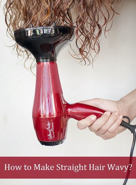 The Ultimate Beauty Guide: How To Make Straight Hair Wavy Fast Fine Wavy Hair, Hair Dryer Diffuser, Hair Diffuser, Hair Romance, Fast Hair, Hair Curling, Beauty Guide, Cheap Sunglasses, Curly Hair Care